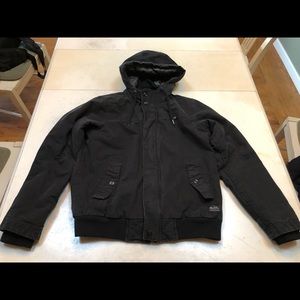 Quicksilver Mens Small Canvas Jacket 